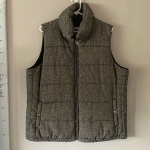 Old Navy Tweed Puffer Vest